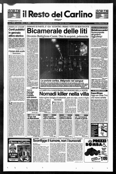 Il Resto del Carlino : giornale dell'Emilia